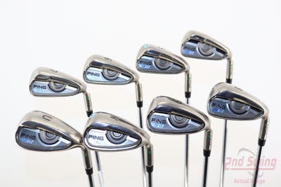 Ping 2016 G Iron Set 4-PW GW AWT 2.0 Steel Regular Right Handed Green Dot 38.0in