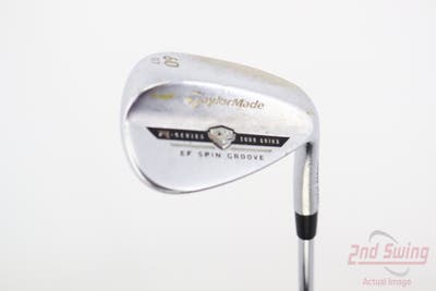 TaylorMade Tour Preferred Satin Chrome EF Wedge Lob LW 60° 7 Deg Bounce FST KBS Tour Steel Stiff Right Handed 35.5in