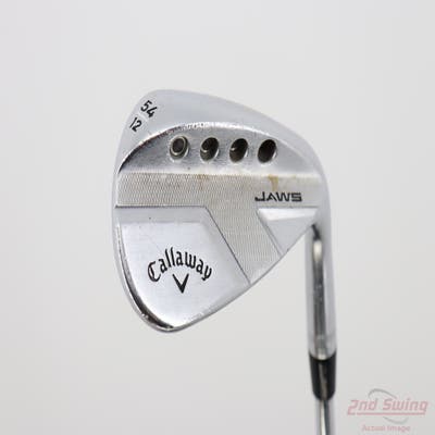 Callaway Jaws Full Toe Raw Face Chrome Wedge Sand SW 54° 12 Deg Bounce True Temper Dynamic Gold 115 Steel Wedge Flex Right Handed 35.25in
