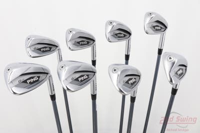 Ping G425 Iron Set 5-PW AW SW ALTA CB Slate Graphite Senior Right Handed Black Dot +1/4"