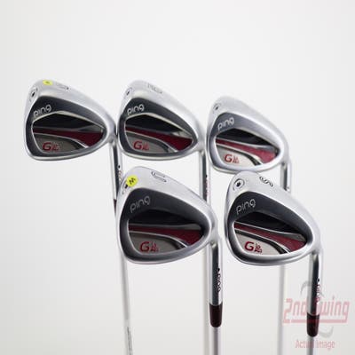 Ping G LE 2 Iron Set 8-PW AW SW ULT 240 Ultra Lite Graphite Ladies Right Handed Black Dot 36.0in