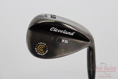 Cleveland CG15 Black Pearl Wedge Lob LW 58° 12 Deg Bounce Cleveland Traction Wedge Steel Wedge Flex Right Handed 35.0in