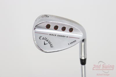 Callaway Mack Daddy 4 Chrome Wedge Lob LW 60° 10 Deg Bounce S Grind Dynamic Gold Tour Issue S200 Steel Stiff Right Handed 35.0in