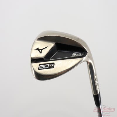 Mizuno S23 Copper Cobalt Wedge Lob LW 60° 10 Deg Bounce FST KBS Hi-Rev 2.0 Steel Wedge Flex Right Handed 36.25in