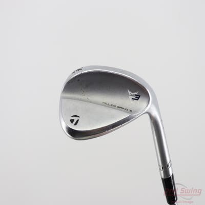 TaylorMade Milled Grind 3 Raw Chrome Wedge Sand SW 56° 8 Deg Bounce Dynamic Gold Tour Issue S200 Steel Wedge Flex Right Handed 35.25in