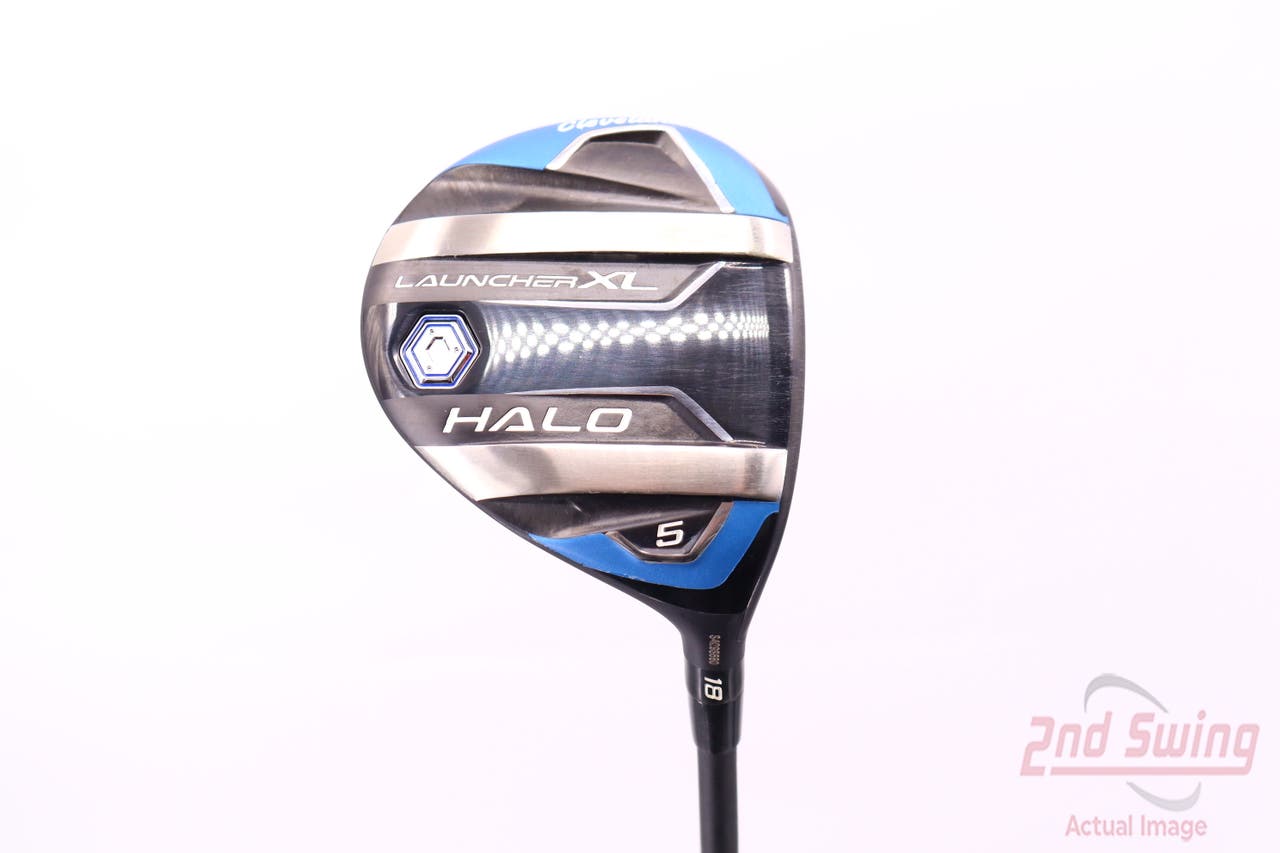 Cleveland Launcher XL Halo Fairway Wood 5 Wood 5W 18° Project X Cypher 55 Graphite Stiff Right Handed 42.5in
