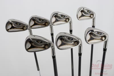 TaylorMade R7 Iron Set 4-PW TM T-Step 90 Graphite Stiff Right Handed 37.75in