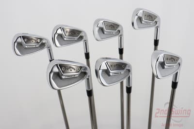 Callaway X Forged CB 21 Iron Set 5-PW AW Aerotech SteelFiber i95 Graphite Stiff Right Handed 38.0in