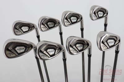 Callaway Rogue Iron Set 6-PW AW SW Aldila 2023 Synergy Blue 60 Graphite Regular Right Handed 38.25in