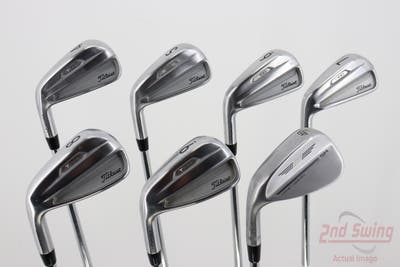 Titleist 2021 T100 Iron Set 4-PW Project X 6.5 Steel X-Stiff Left Handed 37.0in