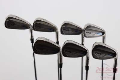 Ping 2015 i Iron Set 4-PW Ping CFS Distance Steel Stiff Right Handed Blue Dot 38.0in