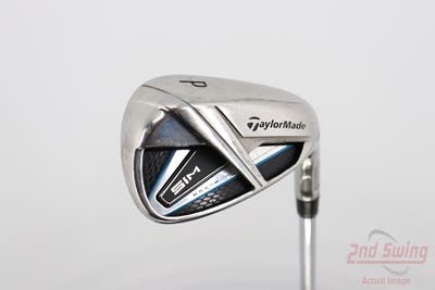 TaylorMade SIM MAX Single Iron Pitching Wedge PW FST KBS MAX 85 Steel Stiff Right Handed 35.5in
