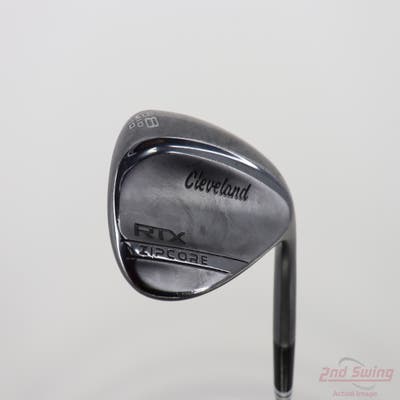 Cleveland RTX ZipCore Black Satin Wedge Lob LW 58° 10 Deg Bounce Mid Dynamic Gold Spinner TI Steel Wedge Flex Right Handed 33.5in