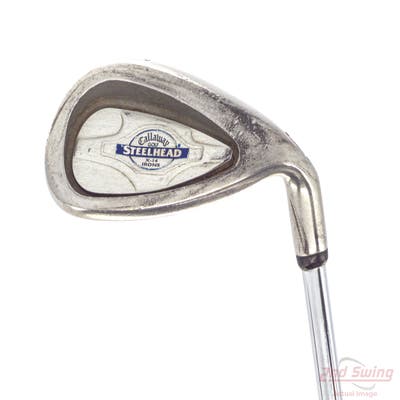 Callaway X-14 Single Iron Pitching Wedge PW Stock Steel Shaft Graphite Regular Right Handed 35.5in