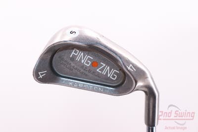 Ping Zing 2 Single Iron 4 Iron Ping KT-M Steel Stiff Right Handed Orange Dot 38.5in