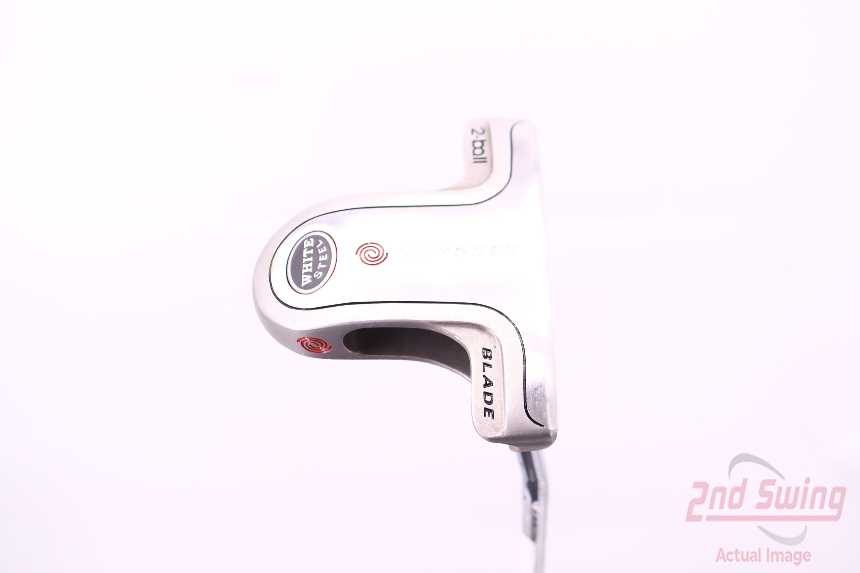 Odyssey White Steel 2-Ball Blade Putter Steel Right Handed 35.0in