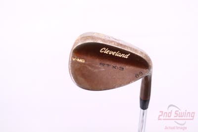 Cleveland RTX-3 Tour Raw Wedge Lob LW 60° 9 Deg Bounce Nippon NS Pro Modus 3 Tour 120 Steel X-Stiff Right Handed 35.0in