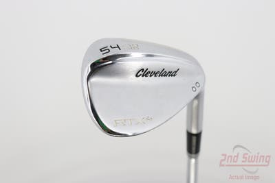 Cleveland RTX 4 Tour Satin Wedge Sand SW 54° 10 Deg Bounce Mid Dynamic Gold Tour Issue S400 Steel Stiff Right Handed 34.5in