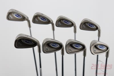 Ping i5 Iron Set 3-PW Ping AWT Steel Stiff Right Handed Black Dot 37.75in