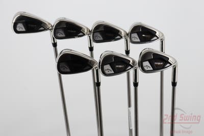 Callaway Rogue ST Max Iron Set 5-PW AW Aerotech SteelFiber fc90 Graphite Regular Right Handed 38.5in
