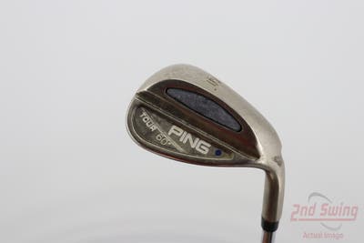 Ping Tour-W Brushed Silver Wedge Lob LW 60° Stock Steel Shaft Steel Wedge Flex Right Handed Blue Dot 34.5in