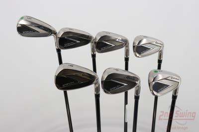 TaylorMade Stealth Iron Set 5-PW AW Mitsubishi MMT 55 Graphite Senior Right Handed 38.5in