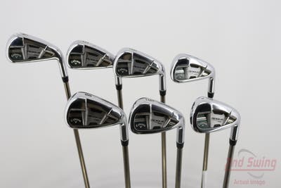 Callaway Rogue Pro Iron Set 4-PW Stock Graphite Stiff Right Handed 38.25in