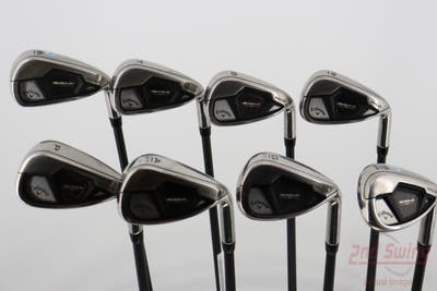 Callaway Rogue ST Max Iron Set 6-PW AW GW SW Project X Cypher 50 Graphite Regular Right Handed 37.5in