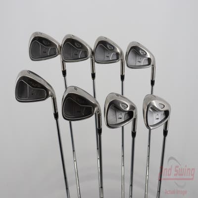 TaylorMade Rac OS 2005 Iron Set 3-PW Stock Steel Shaft Steel Stiff Right Handed 39.5in