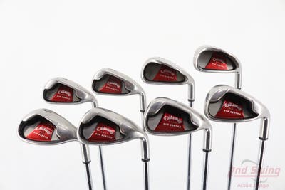 Callaway 2008 Big Bertha Iron Set 4-PW SW Callaway Big Bertha Steel Steel Uniflex Right Handed +1 1/2"