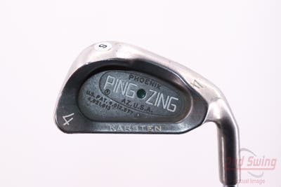 Ping Zing Single Iron 4 Iron Ping KT-M Steel Stiff Right Handed Green Dot 38.5in
