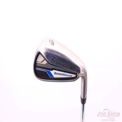 TaylorMade Speedblade Single Iron 6 Iron Stock Steel Shaft Steel Stiff Right Handed 37.5in