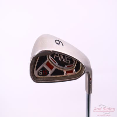 Ping G15 Single Iron 6 Iron Ping AWT Steel Stiff Right Handed Maroon Dot 39.0in
