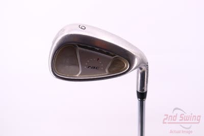 TaylorMade Rac OS Single Iron 9 Iron Stock Steel Shaft Steel Stiff Right Handed 37.5in