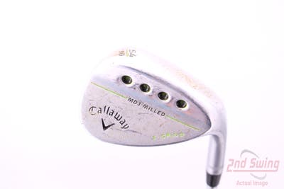 Callaway MD3 Milled Chrome S-Grind Wedge Sand SW 54° 10 Deg Bounce S Grind True Temper Dynamic Gold S300 Steel Wedge Flex Right Handed 35.5in