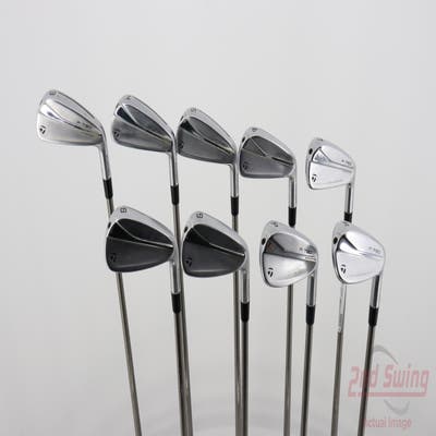 TaylorMade 2021 P790 Iron Set 3-PW AW Aerotech SteelFiber i80 Graphite Stiff Right Handed 38.25in