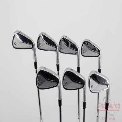 Mint TaylorMade 2023 P7MC Iron Set 4-PW Stock Steel Stiff Right Handed 38.75in