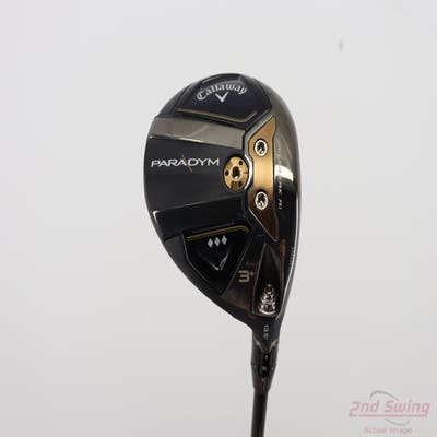 Callaway Paradym Triple Diamond Fairway Wood 3+ Wood 13.5° Mitsubishi Kai'li White 70 Graphite X-Stiff Right Handed 43.25in
