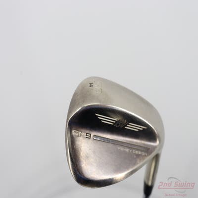 Titleist Vokey SM9 Brushed Steel Wedge Lob LW 58° 14 Deg Bounce K Grind Titleist Vokey BV Steel Wedge Flex Right Handed 35.0in
