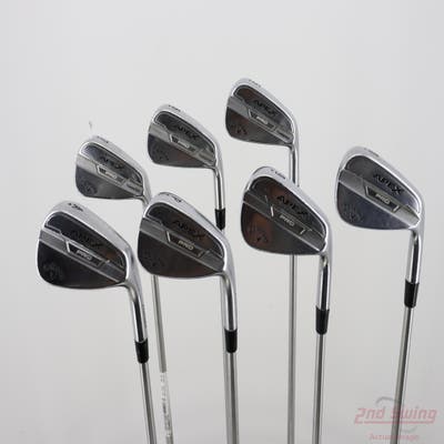 Callaway Apex Pro 21 Iron Set 5-PW AW Stock Steel Stiff Right Handed -1/2"