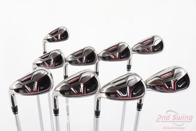 Nike Victory Red S Iron Set 4-PW AW SW Nike Mitsubishi Rayon Fubuki 75 X4NG Graphite Regular Left Handed +3/4"