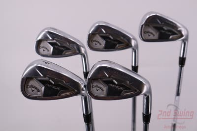 Callaway Apex 19 Iron Set 7-PW AW FST KBS Tour $-Taper Steel Stiff Right Handed 38.5in