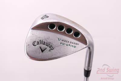 Callaway PM Grind 19 Chrome Wedge Lob LW 58° 10 Deg Bounce PM Grind FST KBS Tour-V Wedge Steel Wedge Flex Right Handed 35.0in