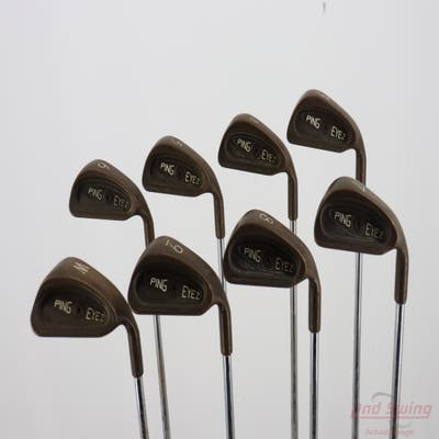 Ping Eye 2 + Beryllium Copper Iron Set 3-PW Ping ZZ Lite Steel Stiff Right Handed Black Dot +1/4"