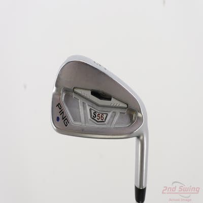 Ping S56 Single Iron 6 Iron FST KBS Tour C-Taper 120 Steel Stiff Right Handed Black Dot 37.5in
