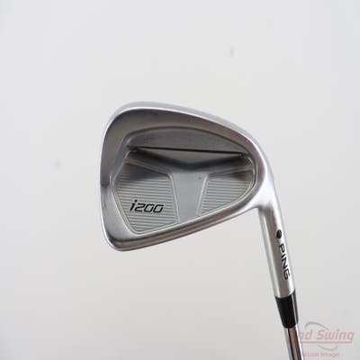 Ping i200 Single Iron 6 Iron Stock Steel Shaft Steel Stiff Right Handed Black Dot 37.75in