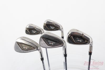 TaylorMade M4 Iron Set 8-PW AW SW Stock Steel Shaft Steel Regular Right Handed STD
