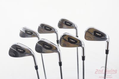 Callaway Rogue ST Pro Iron Set 4-PW Project X Rifle 105 Tour Flighted Steel Stiff Right Handed STD