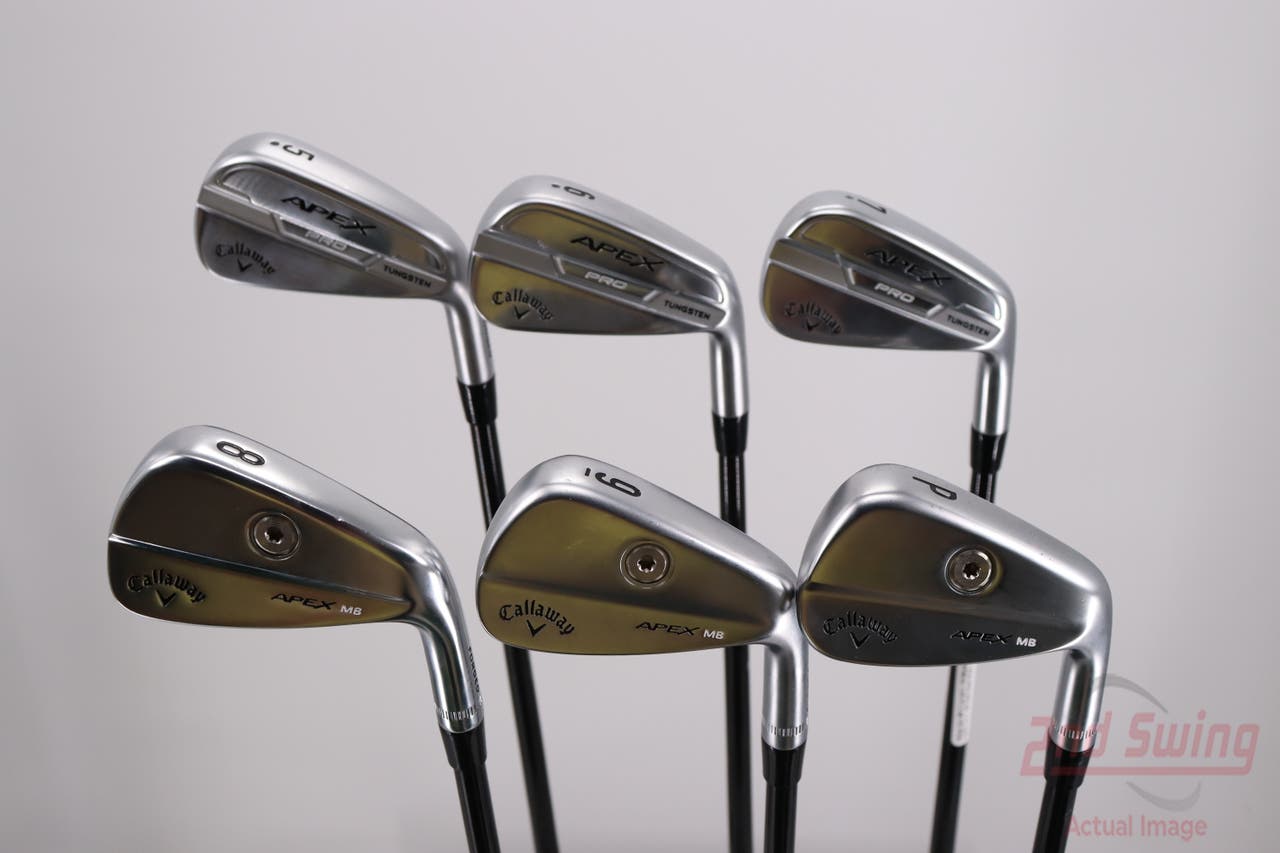 Callaway Apex MB 21 Iron Set 5-PW Mitsubishi MMT 105 Graphite Tour X-Stiff Right Handed 38.0in
