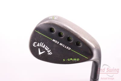 Callaway MD3 Milled Black S-Grind Wedge Sand SW 54° 10 Deg Bounce S Grind Aerotech SteelFiber i110cw Graphite Stiff Right Handed 35.0in